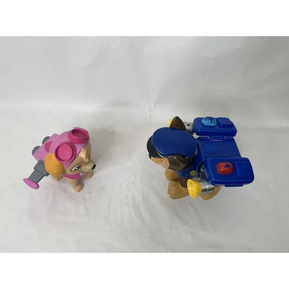 Paw Patrol Chase And Skye Figure Lot Set of 2